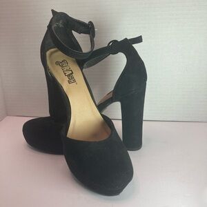Brash Black Heels